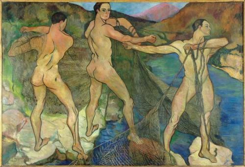 Le lancement du filet = Casting the NetSuzanne Valadon (French; 1865–1938) 1914Oil on canvasMusée de