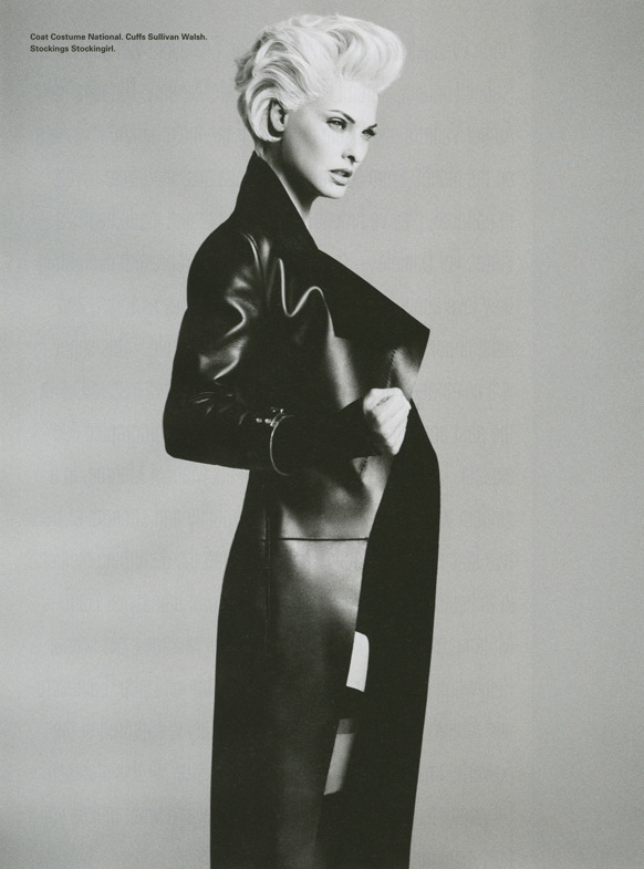 walshmetalworks:  Linda Evangelista for i-D’s Role Model Issue, Fall 2012. Photography: