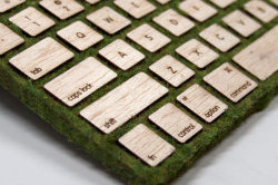 industrialist:  Robbie Tilton designed and fabricated the Natural Keyboard as a way to return to a more organic product. I don’t even know what to say about this.