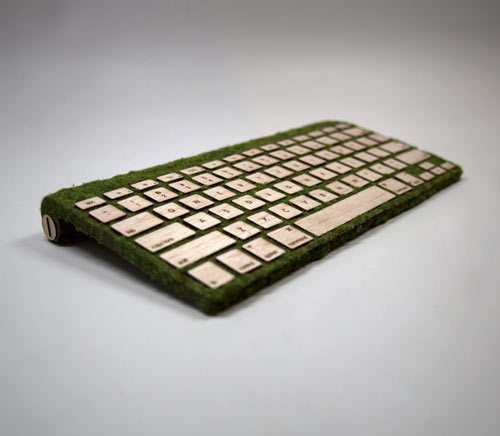 industrialist:  Robbie Tilton designed and fabricated the Natural Keyboard as a way to return to a more organic product. I don’t even know what to say about this.