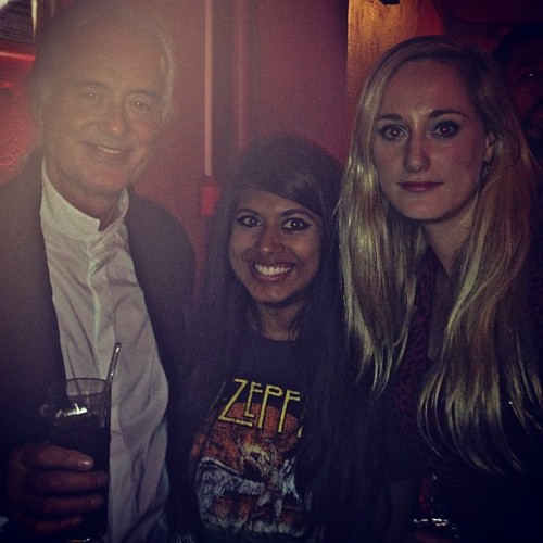 Oh yeh.. We met Jimmy Page (Taken with Instagram)