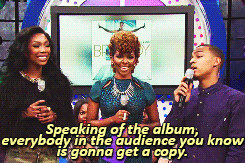 tyleroakley:  badboibilli:  Brandy’s reaction to her album being given out for