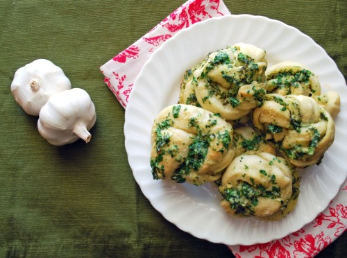 Garlic Parmesan Knots