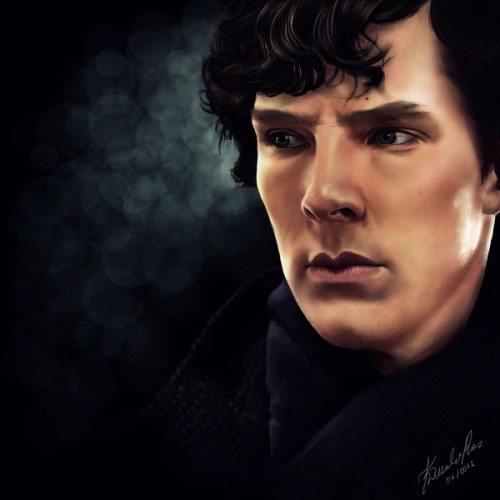 essmaaa: Set of Sherlock portraits. Bigger ones in my DA gallery.