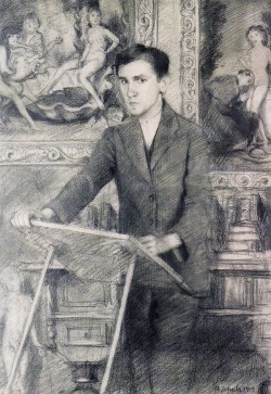 Bruno Schulz (Polish, 1892-1942), Self-portrait