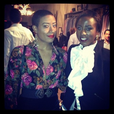 @denisiotruitt and @missvanette at #FashionLawMixer, #AltonLane, #FashionLawWeek.