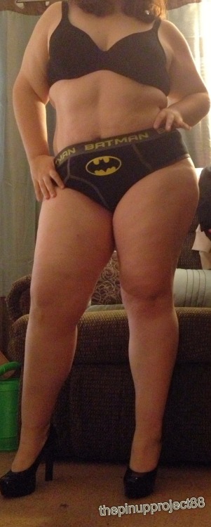 thepinupproject88:  juxtafishy:  thepinupproject88:  Holy Panties Batman!  will you please come over and dance around in batman panties with me?  You didn’t even have to ask. On my way. 