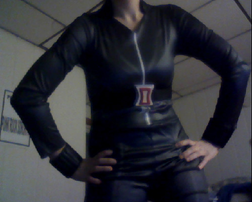 Sooo the kid&rsquo;s size Black Widow costume fits me like a glove&hellip;