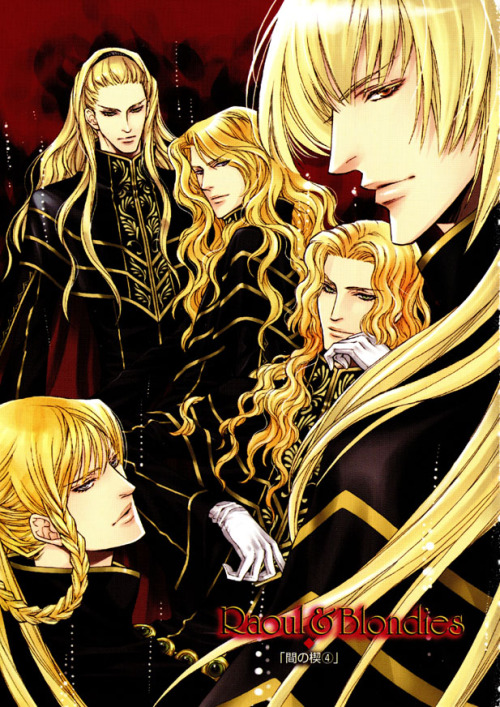 ai-no-kusabi-confessions:Clockwise: Aisha, Gideon, ?, Raoul, OrpheThanks to: DerpAdmin Note: OMG THE