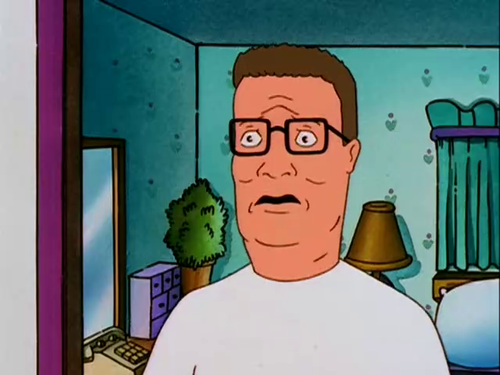 liam-pisyamo:  HANK HILL HOW COULD YOU??? 