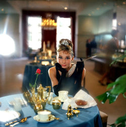 Audrey Hepburn for ‘Breakfast at Tiffany’s’, 1961.
