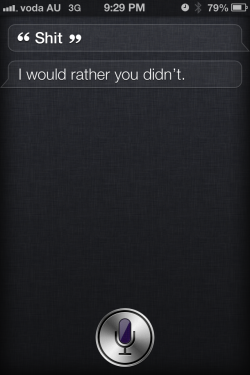 Thanks Siri