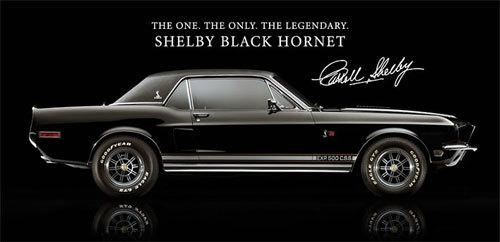 mustangsteve:  “Black Hornet” The only authorized replica of Carroll Shelby’s