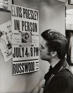 theniftyfifties:  Elvis Presley in Memphis, June 14, 1956. 