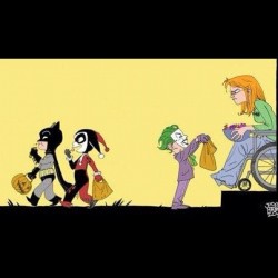 #batman #harleyquinn #joker #batgirl #barbaragordon