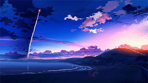 Beautiful Anime Scenery【AMV】- Yoake (Dawn) [HD] UltraHD 720p animated gif