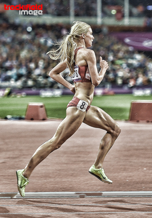 rippedandfit:  Long, lean and beautiful.  nicerunningday: Emma Coburn , London 2012 Olympics , Steeplechase 