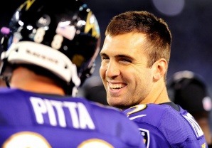 captainsass87:  Joe Flacco/Dennis Pitta bromance appreciation post. 