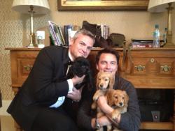 shmacattack:  JOHN BARROWMAN JOHN BARROWMAN AND PUPPIES 