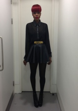 blackfashion:  Shirt: Style stalker , Belt: Moschino , Skirt: Own made Juliette , 19 , Londonromeosfashionfix.blogspot.comthestilettoeffect.tumblr.com #Blackfashion On FacebookTwitter @BlackFashionbyj