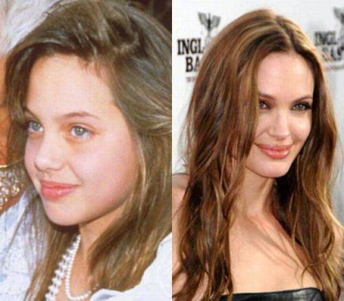 Sex Celebrities, now and then pictures