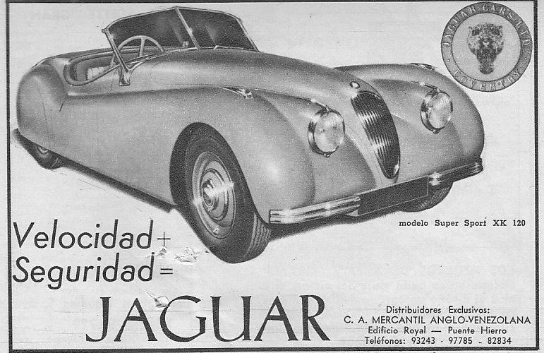 ebay-venezuela:  mrbrianjohnsto JAGUAR  car dealer ad. Caracas, Venezuela 