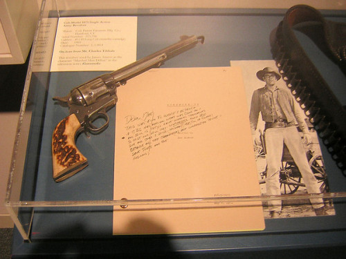 Colt Single Action used by James Arness in the classic Western TV series Gunsmoke (1955-1975).Buffal