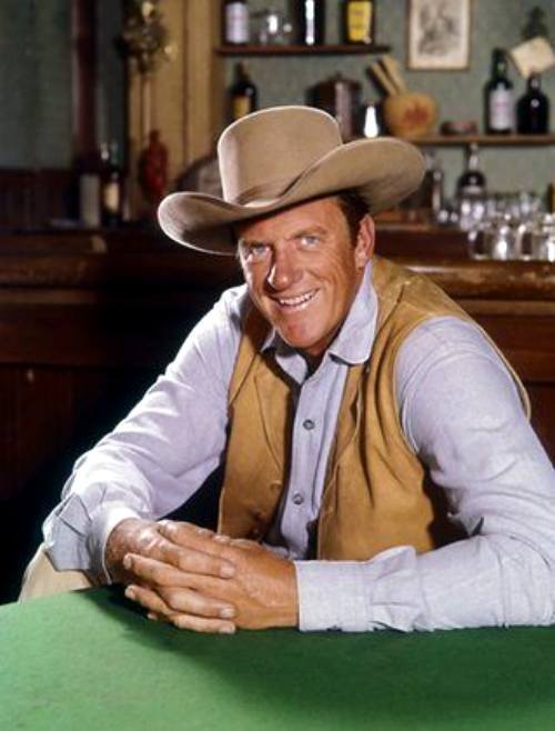 Colt Single Action used by James Arness in the classic Western TV series Gunsmoke (1955-1975).Buffal