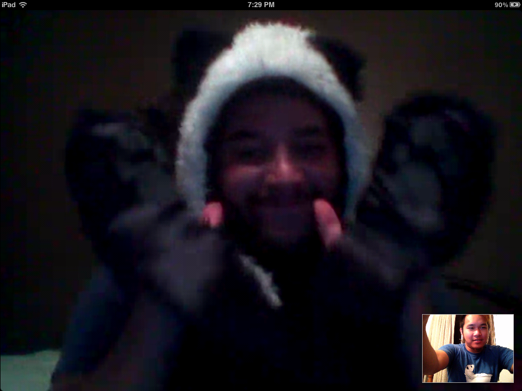 osodelicioso:  grisser:  Skyping with Osodelicioso  *blush* 