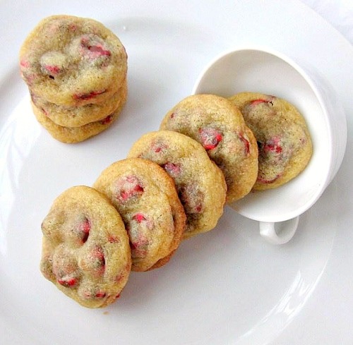 Raspberry Swirl Chocolate Chip Cookies