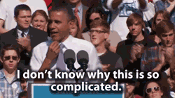barackobama:  “Pretty straightforward. Any confusion there?” 