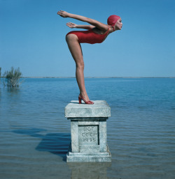 kunning:  Jerry Hall by Norman Parkinson.