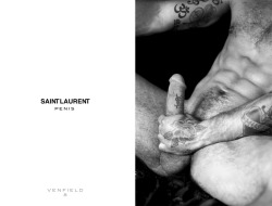 mansexfashion:  venfield8:  Designer Dick, Yves Saint Laurent  2012    Man Sex=Fashion Enjoy on Facebook https://www.facebook.com/ManSexFashion