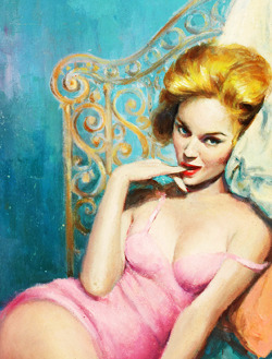 vintagegal:  Bad Girls of Pulp art  I bet these are all from those lesbian pulp novels!Stupid,