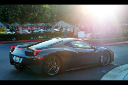 theautobible:  Ferrari Italia 458, Cars and Coffee, Irvine, California by Kevin Ho 車 Photography on Flickr. TheAutoBible.Com 