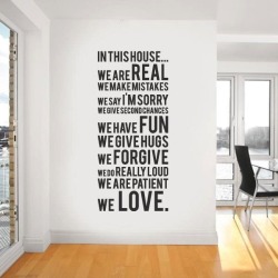 homedesigning:  Wall Decal Quote