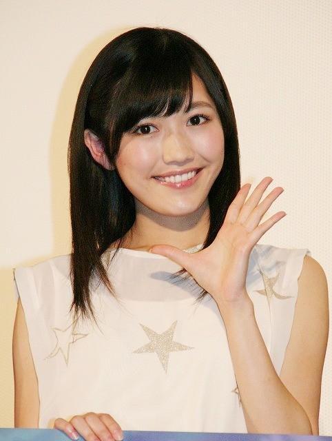 majuholic0511:  Mayu at Nerawareta Gakuen press conference today~~~~ So cute xDDDD