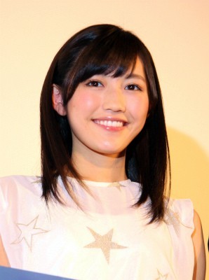 majuholic0511:  Mayu at Nerawareta Gakuen press conference today~~~~ So cute xDDDD