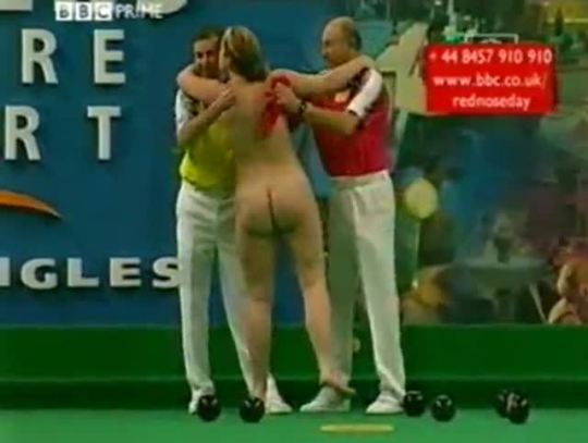 publicfigures:  Tracy Sergeant, 22, a waitress, performs a winning streak in front of 500 cheering spectators at the World Indoor Bowls Singles Championship in Hopton, Norfolk.Monday, 18 January, 2000 bouncing along the portable rink up to champion David