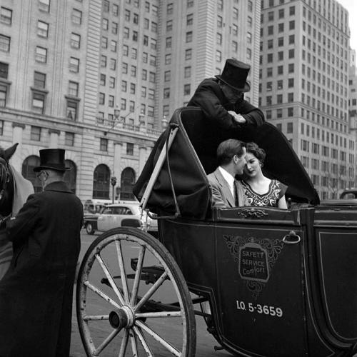  Continually astonished at Vivian Maier’s photography, released posthumously about a year ago. This one is so perfectly cinematic. 1953, New York, NY  
