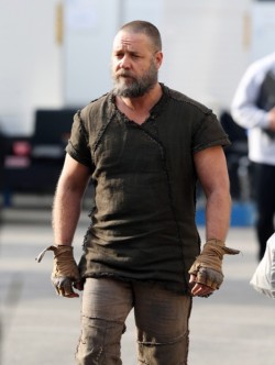 thewrongsideoftheborder:  Russell Crowe as Noah in Darren Aronfosky’s NOAH.Yeah.I am very excited about this film.  