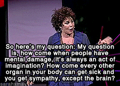 vastderp:vastderp:Ruby Wax on mental illness, [x].motherfucking SLAM.and just in case you aren’t sad