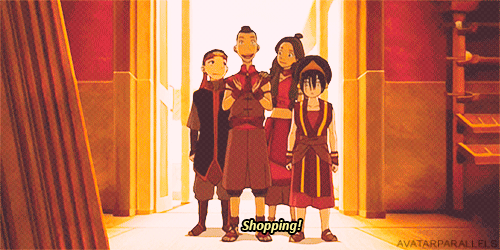 avatarparallels:  Iroh and Sokka’s love of shopping. Requested by ozziescribbler
