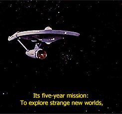 gingerastaire:Star Trek opening; season 1