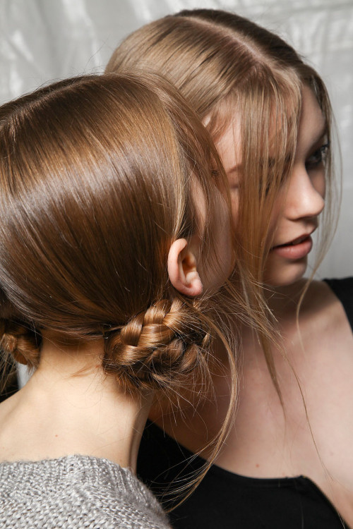 Porn photo obsessee:  Backstage at Marc Jacobs F/W 12