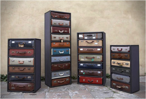 “Vintage Suitcase Dressers
”