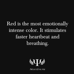 psych-facts:  Red is the most emotionally