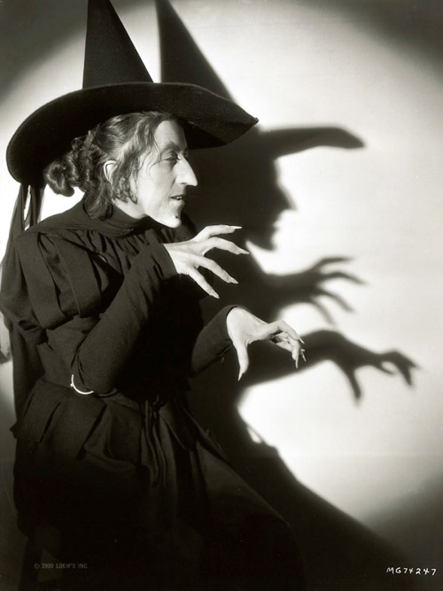 Margaret Hamilton; wardrobe still from The Wizard Of Oz (1939 photo by Virgil Apger for MGM.