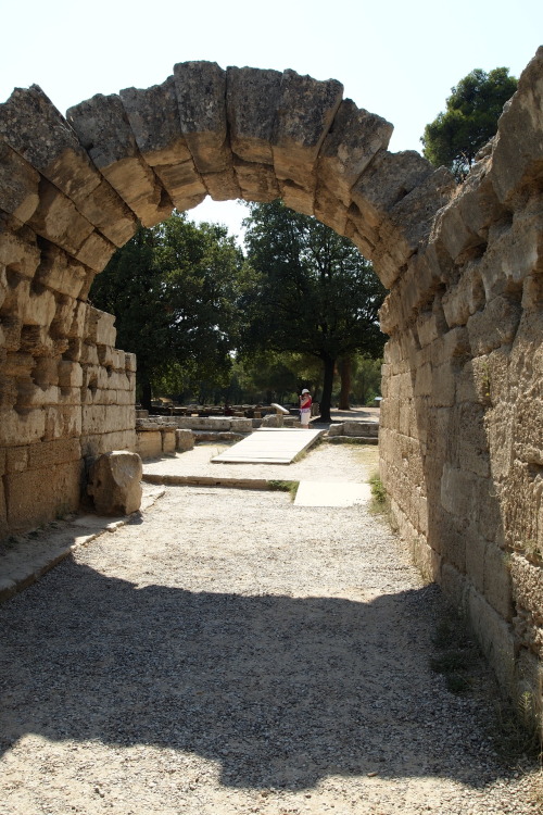 offwithorla: Secret gate, Olympia, Greece The secret gate was the entrance used by olympians enterin