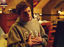   never ending list of favorite movies - The Social Network  “You have part of my attention, you have the minimum amount. The rest of my attention is back at the offices of Facebook, where my colleagues and I are doing things that no one in this room,